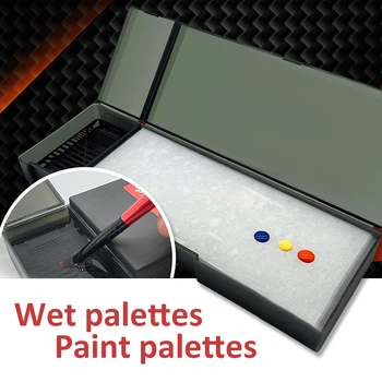 Pallet Pigment Paletten Houdt Uw Verf Nat Model Kleuren Natte Lade voor Miniaturen Schilderen Modeling Tools
