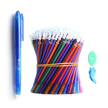 5/11Pcs/Set 0,5 mm Blauw met Zwarte Inkt Gel Pen Uitwisbaar Vullen Staaf Uitwisbare Pennen Voor School Schrijven Briefpapier Gel Inkt Pennen