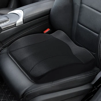 Car Booster Seat Kussen Voor De Bestuurder Pijn In De Heup Verhoogd Memory Foam Hoogte Seat Protector Wasbare Hoes Voor Korte Mensen Pad Matten