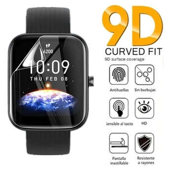 Voor Amazfit Bip 3 Bip3 Pro Smart Watch Ultra Clear Anti-Kras Zachte TPU Hydrogel Film Screen Protector Niet Gehard Glas