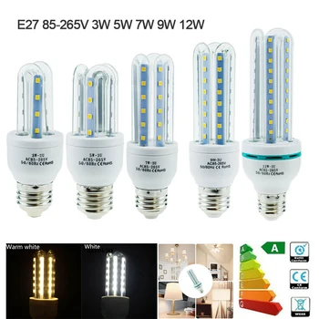 3W 5W 7W 9W 12W 85-265V Energie-Besparing E27 LED SMD 2835 Maïs gloeilamp Tl Neon Verlichting Thuis Lampen 360° Verlichting