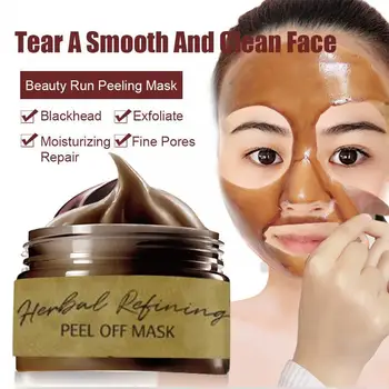 Kruiden Refining Mask Deep Cleansing Facial Remover Unisex Poriën Reinigt Glans Reinigen Blackhead Huid Wholesa A9X0