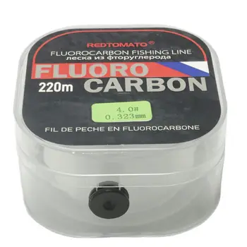 220m Zachte Fluorocarbon Gecoat vislijn Japan Carbon Fiber Monofilament Leider Lijn Karper Visserij van de Vlieg-LineTackle Pesca